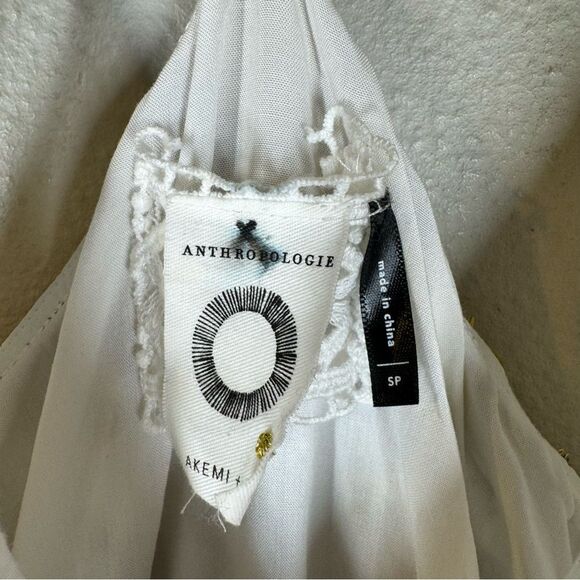 Anthropologie Akemi + Kin Mustard Medallion Paisley Print Maxi Dress Boho Small - Picture 5 of 9